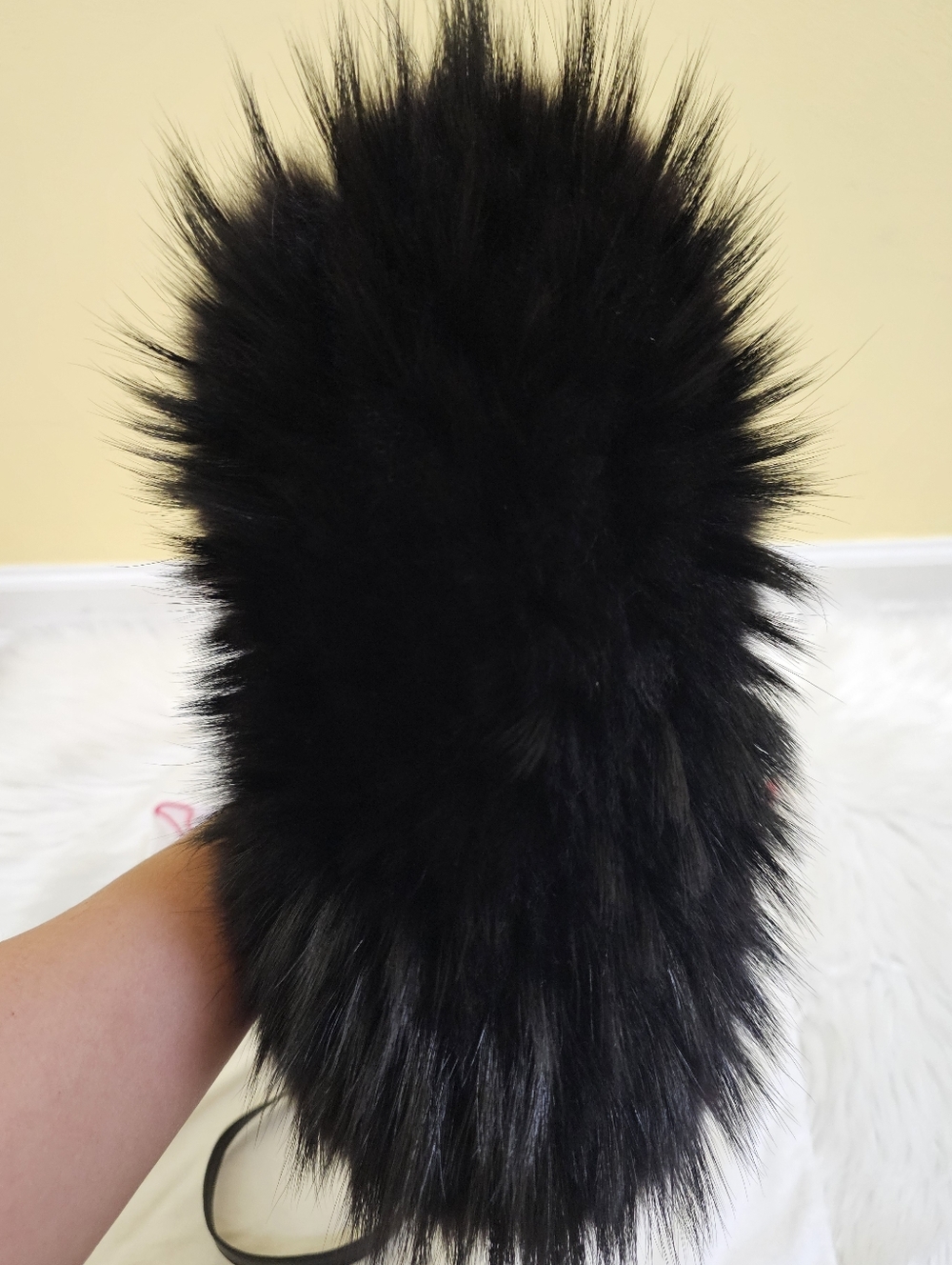 Christian Louboutin Fox Fur Anastasia Muff Bag - Picture 8 of 17